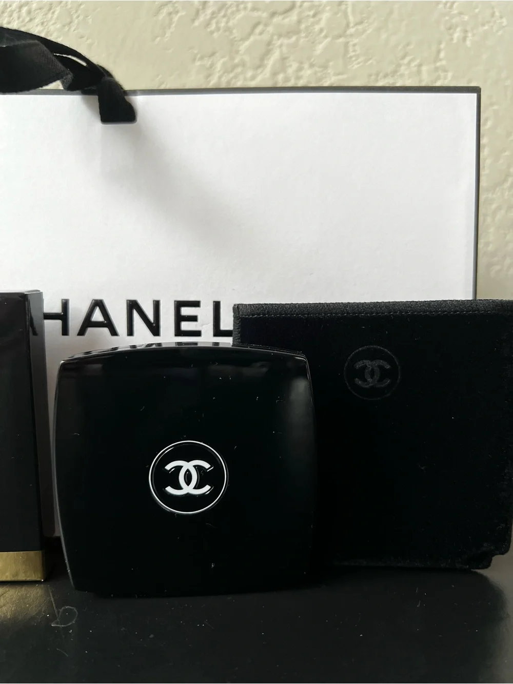 NIB CHANEL Miroir Double Facettes Compact Mirror Duo – Authentic Classic Black